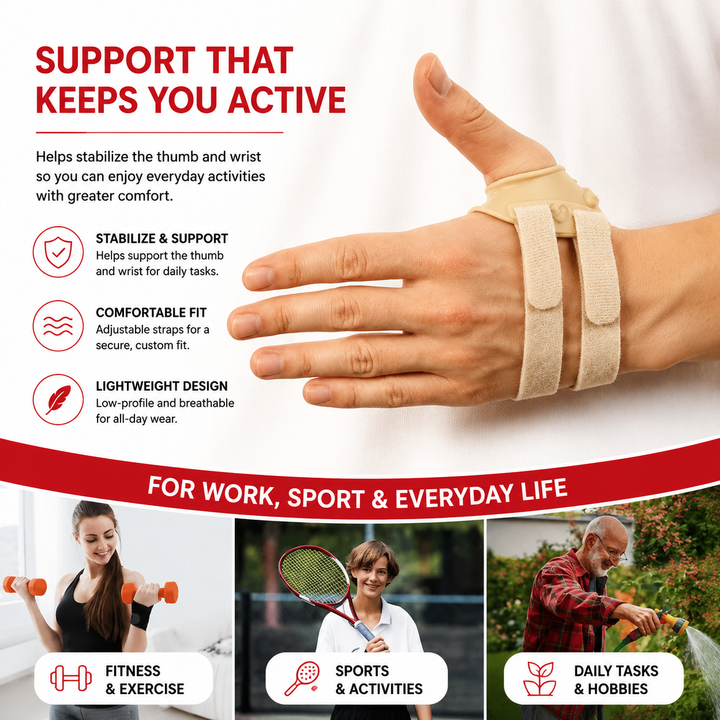 Premium Elastic Thumb Support Brace Compression Sleeve 2PCS Splashproof Wrist Thumb Stabilizer Arthritis Tendonitis Pain Relief Support Left Right Hand