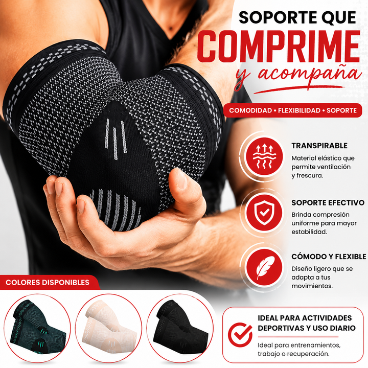 Premium Elbow Brace Compression Support Sleeve Adjustable Breathable Elastic Arm Support Gym Sports Pain Relief Elbow Protector 1PC