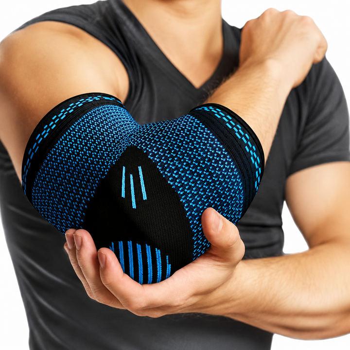 Premium Elbow Brace Compression Support Sleeve Adjustable Breathable Elastic Arm Support Gym Sports Pain Relief Elbow Protector 1PC