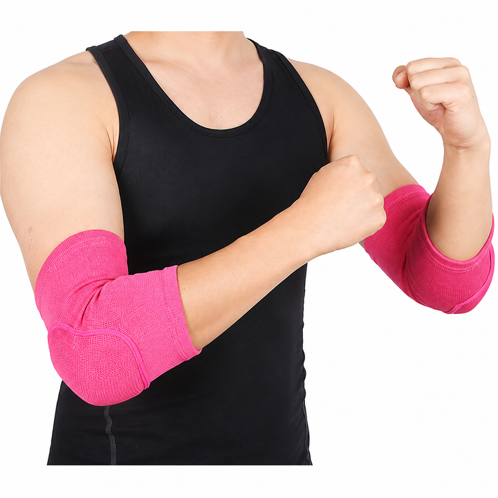 Premium Elbow Brace Compression Support Sleeve Adjustable Breathable Elastic Arm Support Gym Sports Pain Relief Elbow Protector 1PC