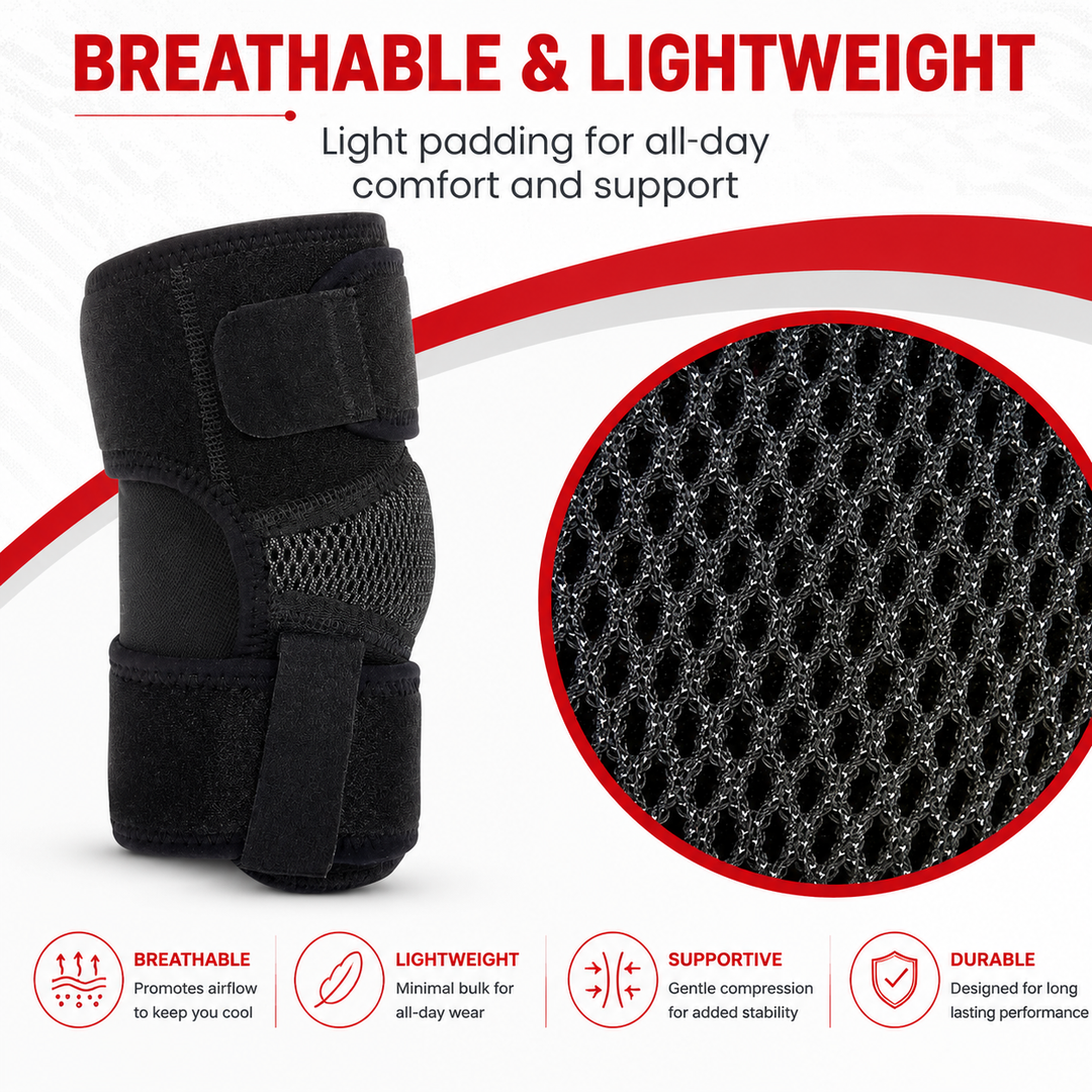 Premium Elbow Support Sleeve Adjustable Compression Arm Sleeve Breathable Sports Elbow Brace Basketball Football Gym Training Pain Relief Support