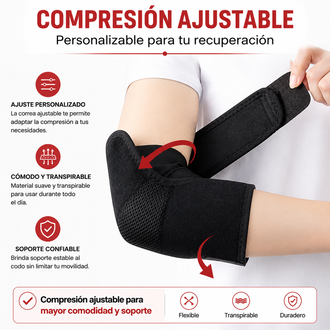 Premium Elbow Support Sleeve Adjustable Compression Arm Sleeve Breathable Sports Elbow Brace Basketball Football Gym Training Pain Relief Support