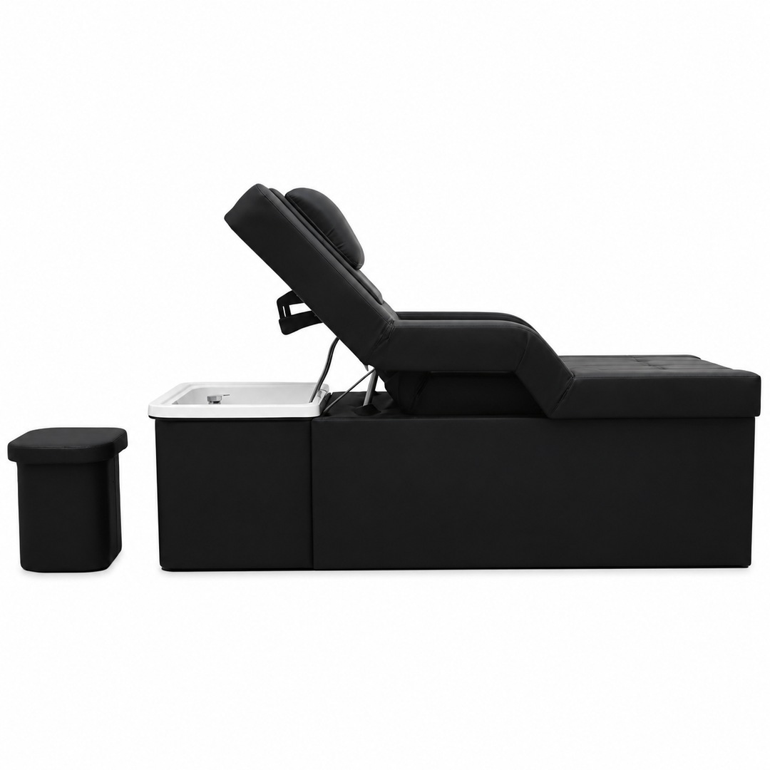 Premium Electric Adjustable Shampoo Bed Salon SPA Massage Table Hair Washing Basin Foot Bath Electric Lift Professional Salon Furniture