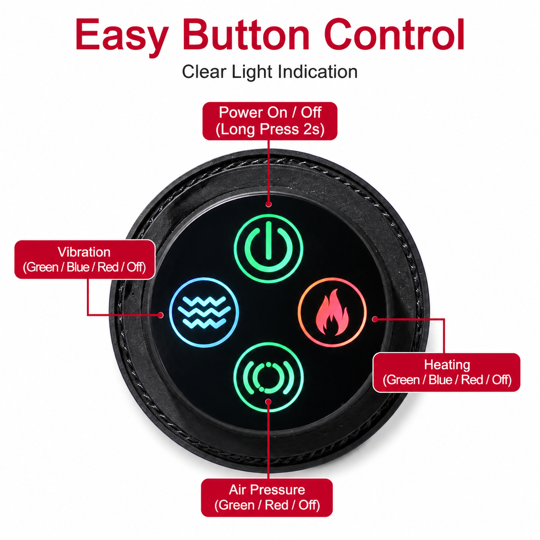 Premium Electric Ankle Foot Massager Air Compression Stimulation Adjustable Intensity USB Rechargeable Portable Foot Ankle Relaxation Device