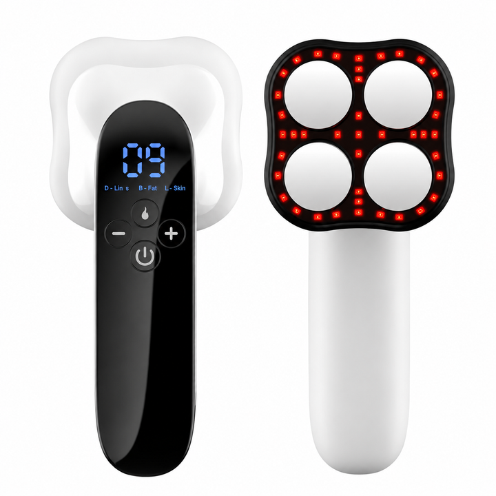 Premium Electric Body Massage Device Rechargeable Handheld Massager Heat Function Adjustable Intensity Cordless Portable Relaxation Tool
