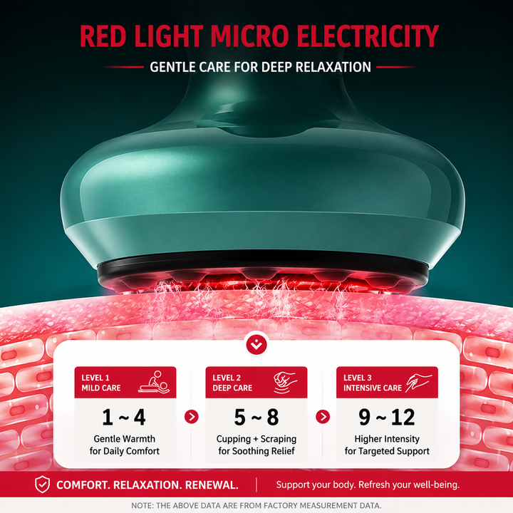 Premium Electric Cupping Massager 12 Level Vacuum Suction Infrared Heating Gua Sha Scraping Body Massage Therapy Device Anti Cellulite Slimming Relaxation Tool