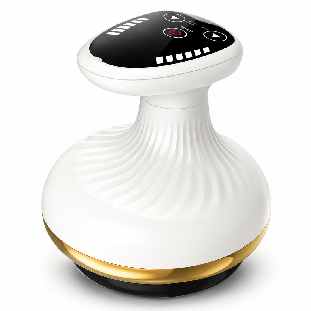 Premium Electric Cupping Massager with Heat Heated Suction Scraping Massage Device for Muscle Tension Relief Portable Wellness Recovery Tool