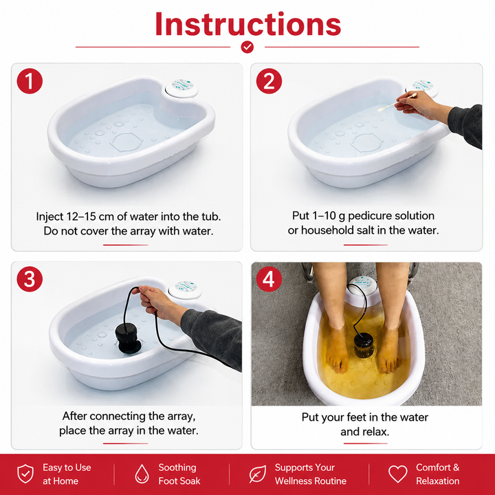 Premium Electric Foot Spa Massager Portable Foot Bath Vibrating Whirlpool Foot Soak Machine Compact Home Spa Device for Relaxation Daily Use Comfort