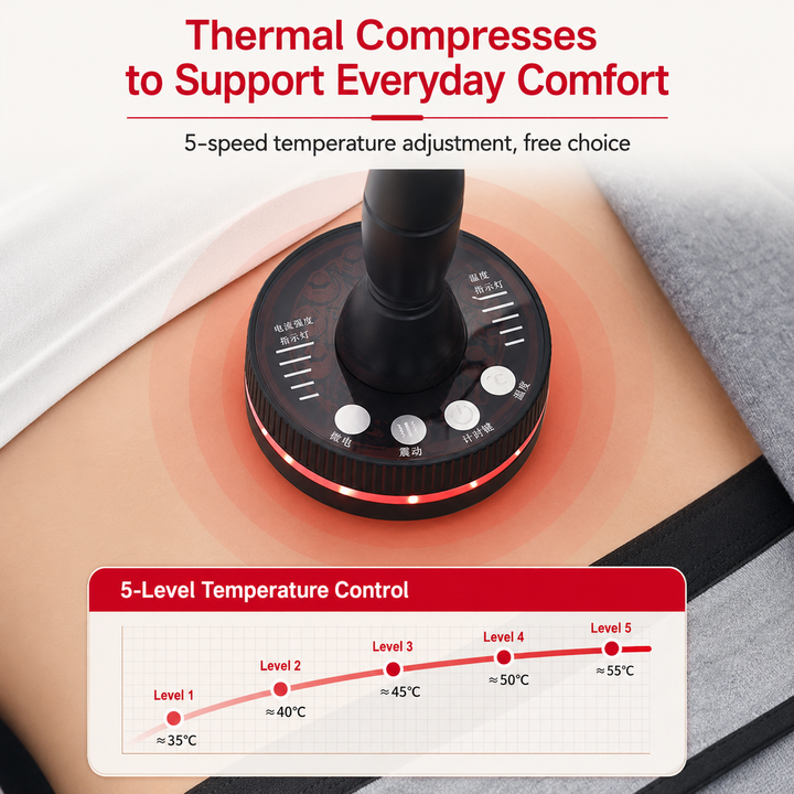 Premium Electric Gua Sha Massager with Heat Microcurrent Body Massage Brush for Back Arms Legs Muscle Relaxation Portable Wellness Recovery Tool