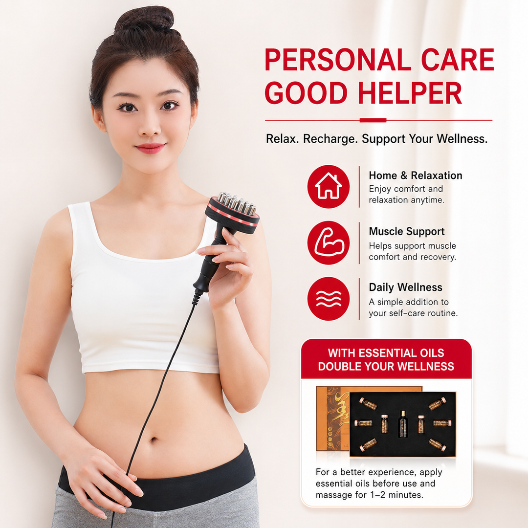 Premium Electric Gua Sha Massager with Heat Microcurrent Body Massage Brush for Back Arms Legs Muscle Relaxation Portable Wellness Recovery Tool