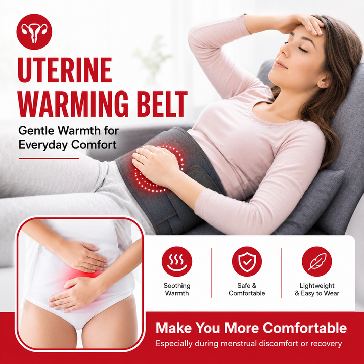 Premium Electric Heating Waist Massager Belt Rechargeable Vibration Heat Therapy Wrap Adjustable Lumbar Support Back Pain Relief Portable Belt