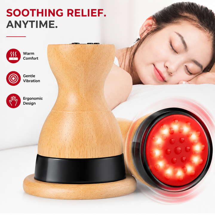 Premium Electric Hot Stone Gua Sha Massager Heated Bian Stone Body Massage Tool Back Waist Pain Relief Spa Heat Therapy Relaxation Device Pro