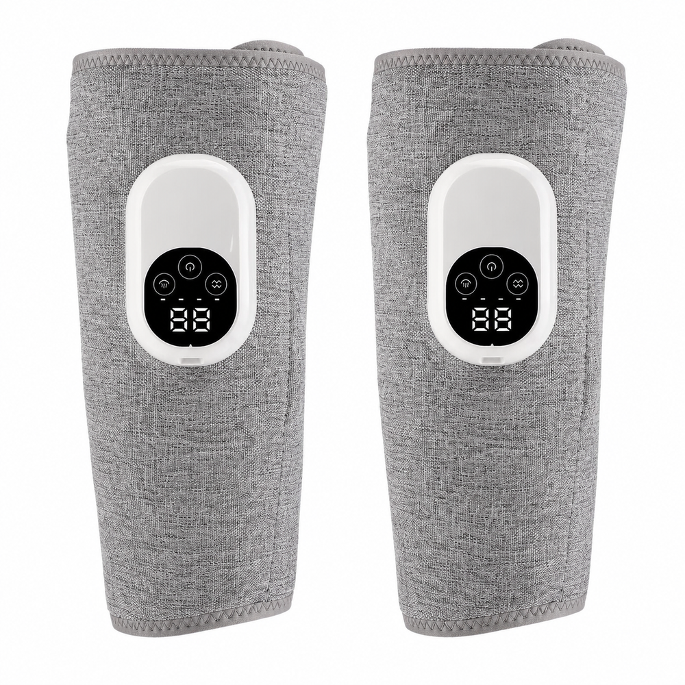 Premium Electric Leg Massager Wireless Rechargeable Air Compression Calf Massage Wrap Muscle Relaxation Adjustable Intensity Portable Leg Care Device