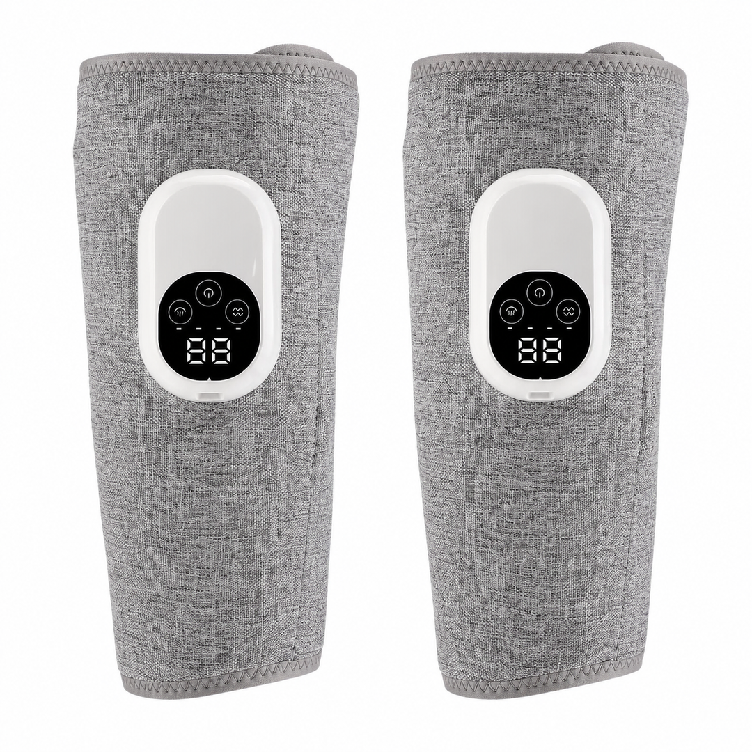 Premium Electric Leg Massager Wireless Rechargeable Air Compression Calf Massage Wrap Muscle Relaxation Adjustable Intensity Portable Leg Care Device