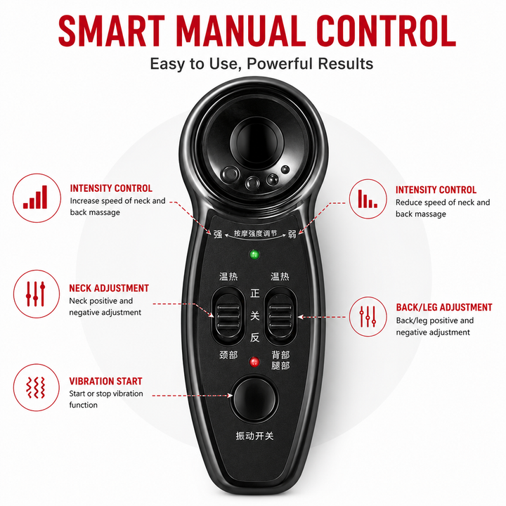 Premium Electric Massage Chair Full Body Recliner Shiatsu Kneading Vibration Heat Adjustable Neck Back Waist Legs Home Office Daily Comfort Seat