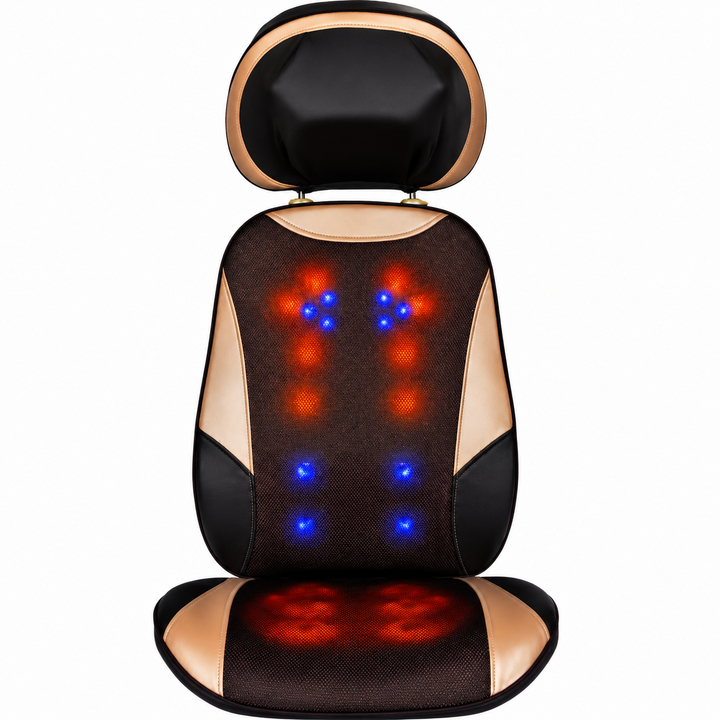 Premium Electric Massage Chair Full Body Recliner Shiatsu Kneading Vibration Heat Adjustable Neck Back Waist Legs Home Office Daily Comfort Seat