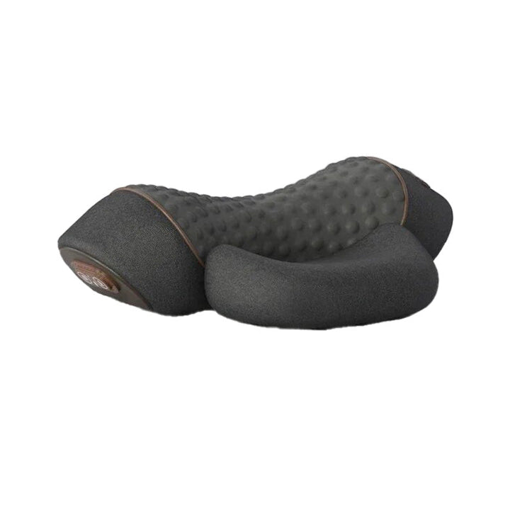 Premium Electric Neck Massager Pillow Ergonomic Neck Support Cushion Heat Vibration USB Rechargeable Memory Foam Neck Shoulder Relaxation Comfort