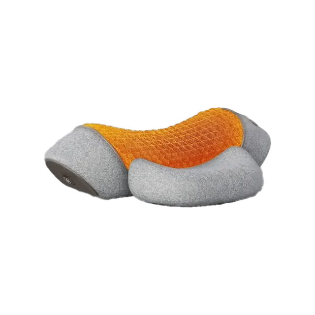 Premium Electric Neck Massager Pillow Ergonomic Neck Support Cushion Heat Vibration USB Rechargeable Memory Foam Neck Shoulder Relaxation Comfort