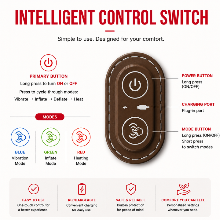 Premium Electric Neck Massager Pillow Heated Vibration Neck Support Cushion Memory Foam USB Rechargeable Neck Pillow Sleep Travel Daily Use Comfort
