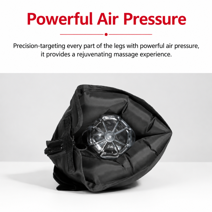 Premium Electric Pneumatic Leg Massager Air Compression Thigh Calf Foot Massager with Remote Control Multi Mode Air Compression Home Relaxation Device