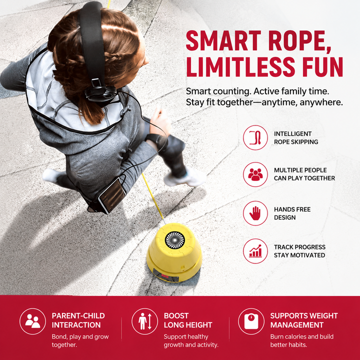 Premium Electric Skipping Rope Machine Automatic Jump Rope Digital Counter Remote Control Adjustable Speed Fitness Trainer Home Gym Cardio Workout Device