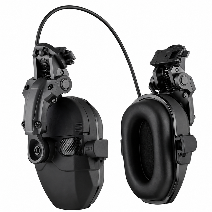 Premium Electronic Shooting Earmuffs ARC Rail Tactical Headset NRR 22dB Noise Reduction Sound Pickup Hunting Airsoft Helmet Mount Ear Protection