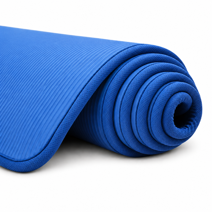 Premium Extra Thick Yoga Mat 10mm Non Slip NRB Exercise Mat Reversible Durable Eco Friendly Fitness Mat Pilates Yoga Stretching Workout 183x61cm