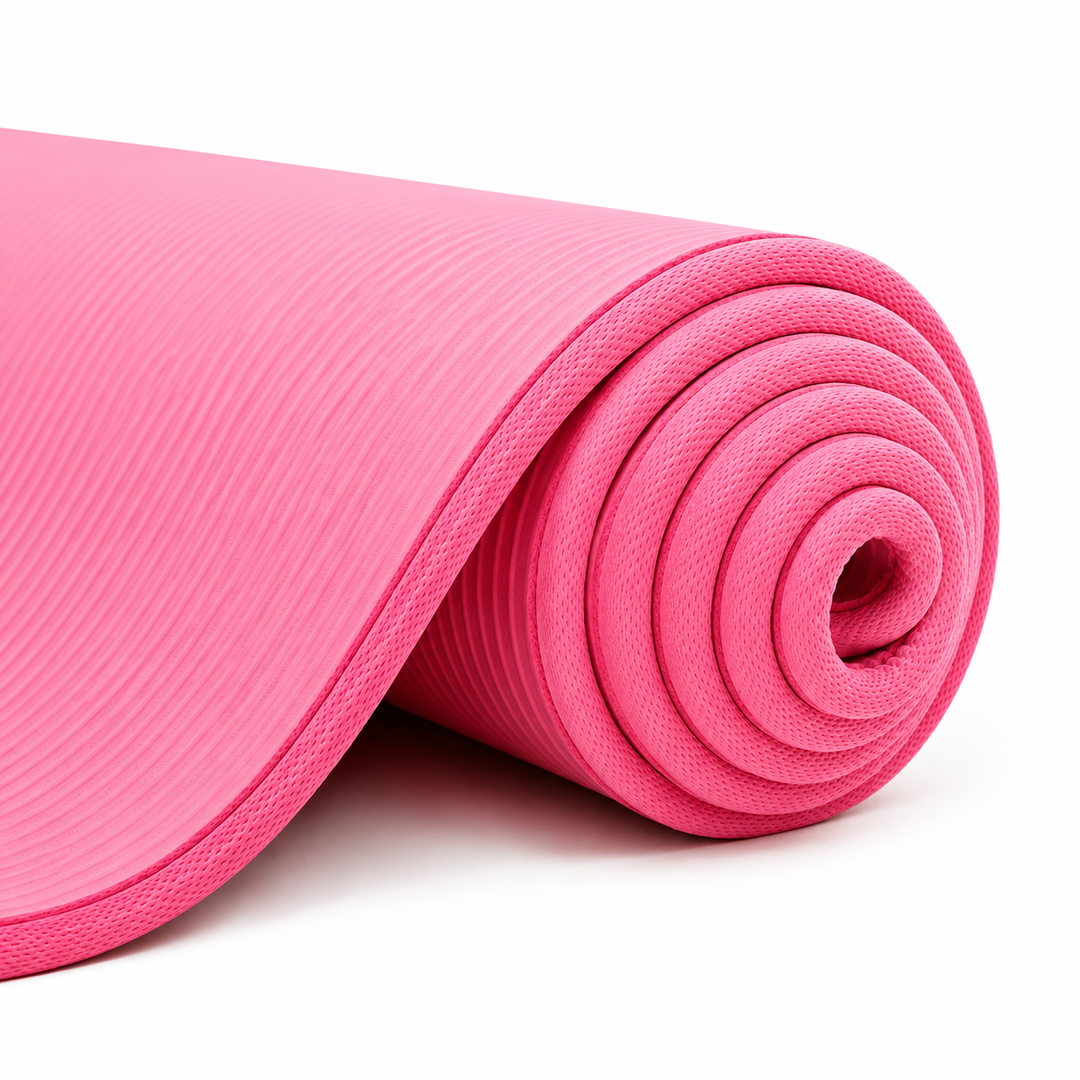 Premium Extra Thick Yoga Mat 10mm Non Slip NRB Exercise Mat Reversible Durable Eco Friendly Fitness Mat Pilates Yoga Stretching Workout 183x61cm