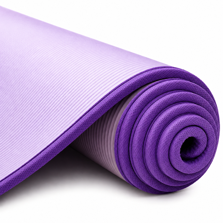 Premium Extra Thick Yoga Mat 10mm Non Slip NRB Exercise Mat Reversible Durable Eco Friendly Fitness Mat Pilates Yoga Stretching Workout 183x61cm