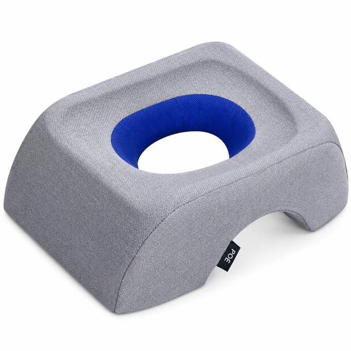 Premium Face Down Pillow Memory Foam Prone Headrest Breathable Anti Slip Base Removable Cover Cooling Towel Ergonomic Massage Pillow for Home Salon Spa Use