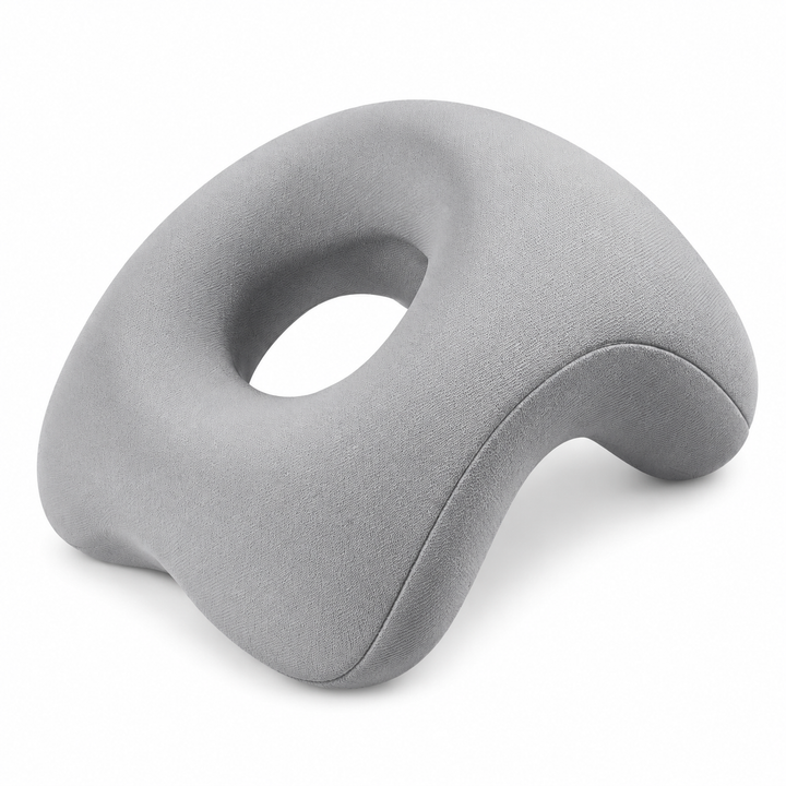Premium Face Down Pillow Memory Foam Prone Headrest Breathable Anti Slip Base Removable Cover Cooling Towel Ergonomic Massage Pillow for Home Salon Spa Use