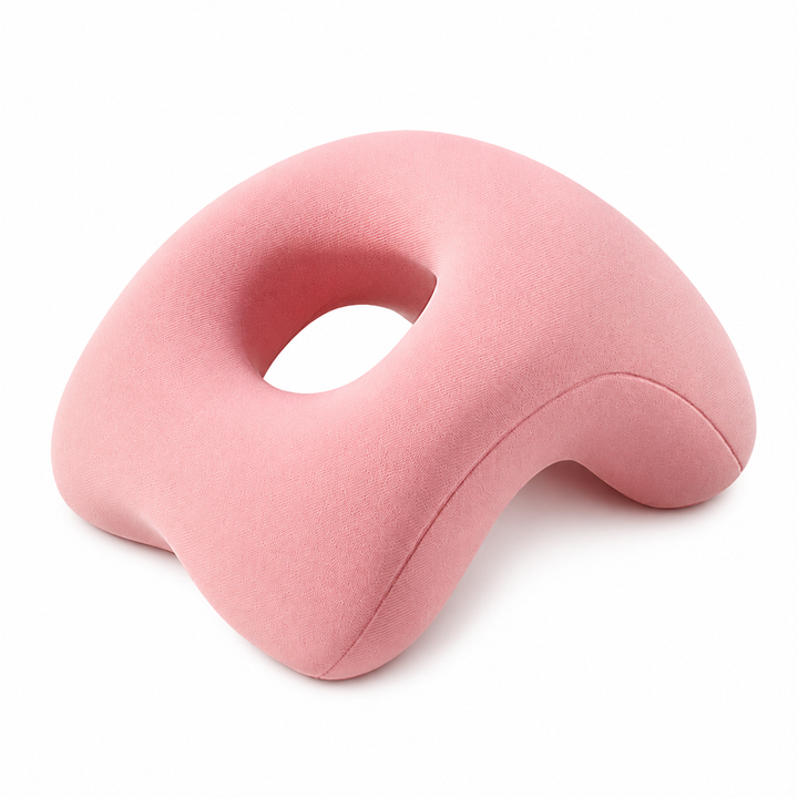 Premium Face Down Pillow Memory Foam Prone Headrest Breathable Anti Slip Base Removable Cover Cooling Towel Ergonomic Massage Pillow for Home Salon Spa Use