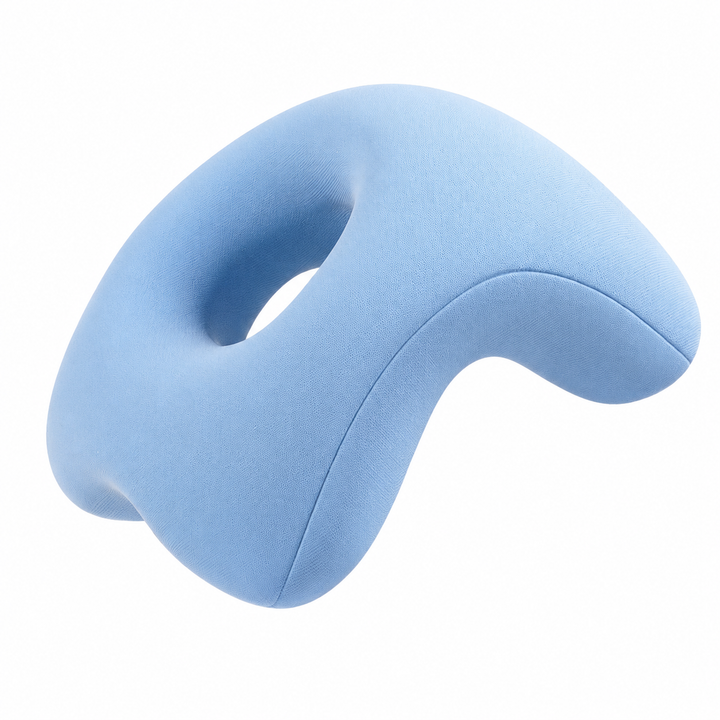 Premium Face Down Pillow Memory Foam Prone Headrest Breathable Anti Slip Base Removable Cover Cooling Towel Ergonomic Massage Pillow for Home Salon Spa Use