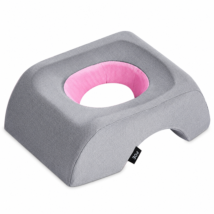 Premium Face Down Pillow Memory Foam Prone Headrest Breathable Anti Slip Base Removable Cover Cooling Towel Ergonomic Massage Pillow for Home Salon Spa Use