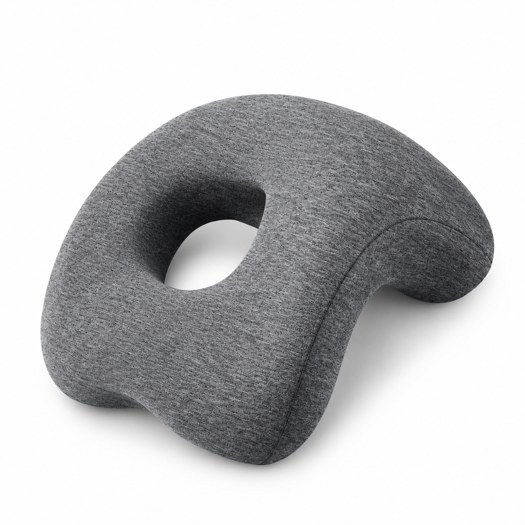 Premium Face Down Pillow Memory Foam Prone Headrest Breathable Anti Slip Base Removable Cover Cooling Towel Ergonomic Massage Pillow for Home Salon Spa Use