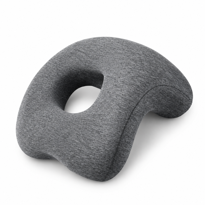 Premium Face Down Pillow Memory Foam Prone Headrest Breathable Anti Slip Base Removable Cover Cooling Towel Ergonomic Massage Pillow for Home Salon Spa Use