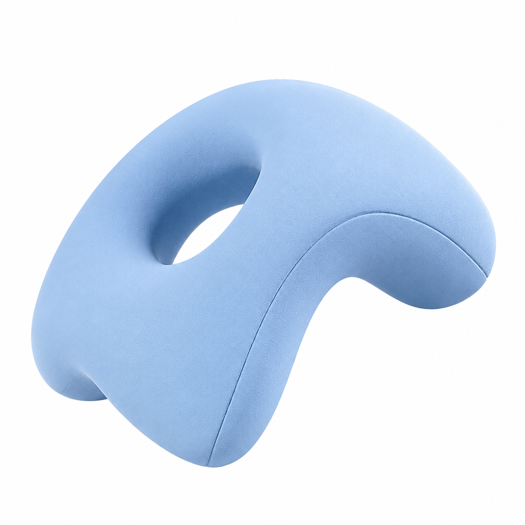 Premium Face Down Pillow Memory Foam Prone Massage Pillow Ergonomic Headrest Beauty Salon Home Use Anti Slip Zipper Washable Cover Pillow Towel
