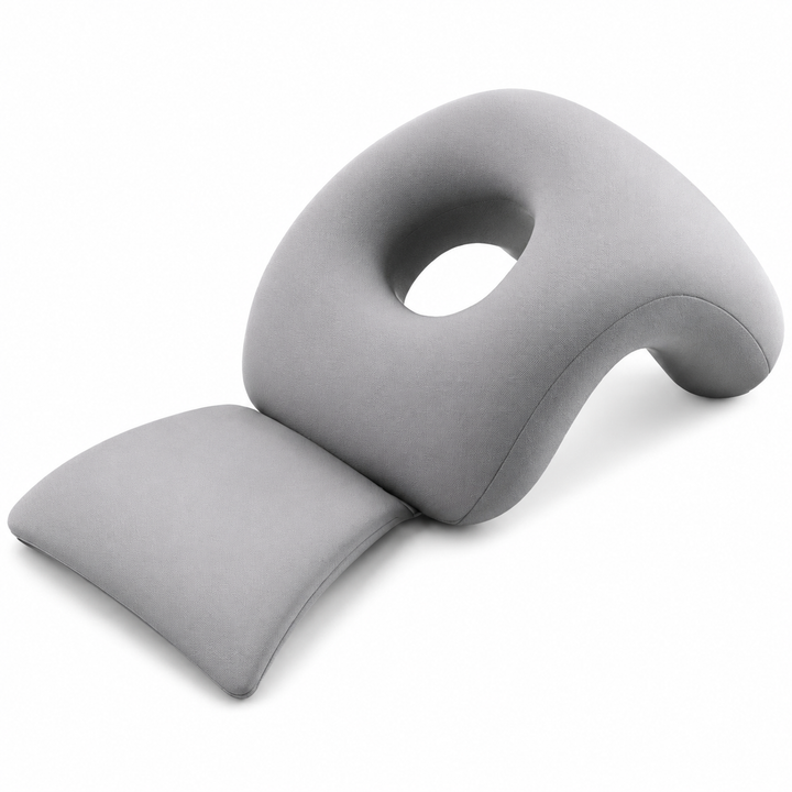 Premium Face Down Pillow Memory Foam Prone Massage Pillow Ergonomic Headrest Beauty Salon Home Use Anti Slip Zipper Washable Cover Pillow Towel