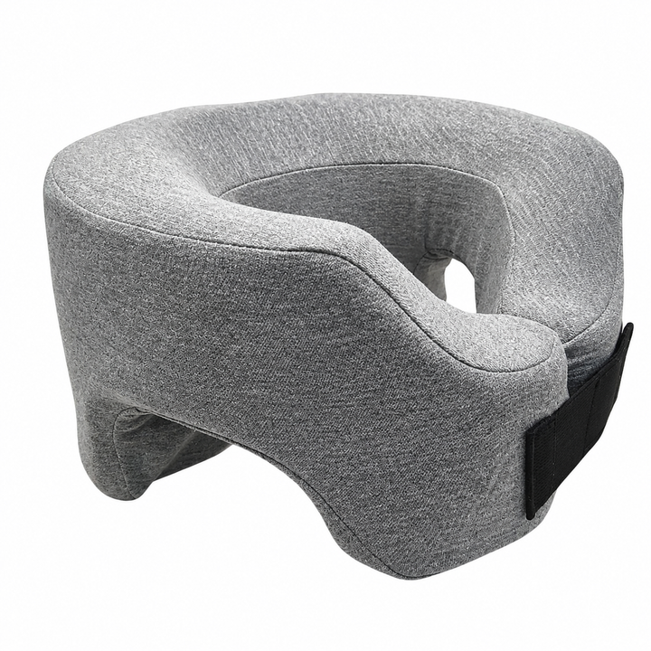 Premium Face Down Pillow Memory Foam Prone Massage Pillow Ergonomic Headrest Beauty Salon Home Use Anti Slip Zipper Washable Cover Pillow Towel