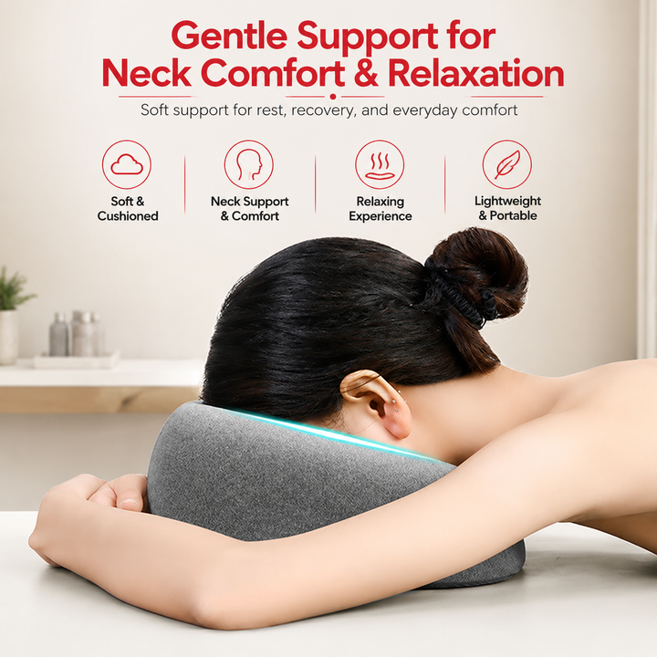 Premium Face Down Pillow Memory Foam Prone Massage Pillow Ergonomic Headrest Beauty Salon Home Use Anti Slip Zipper Washable Cover Pillow Towel