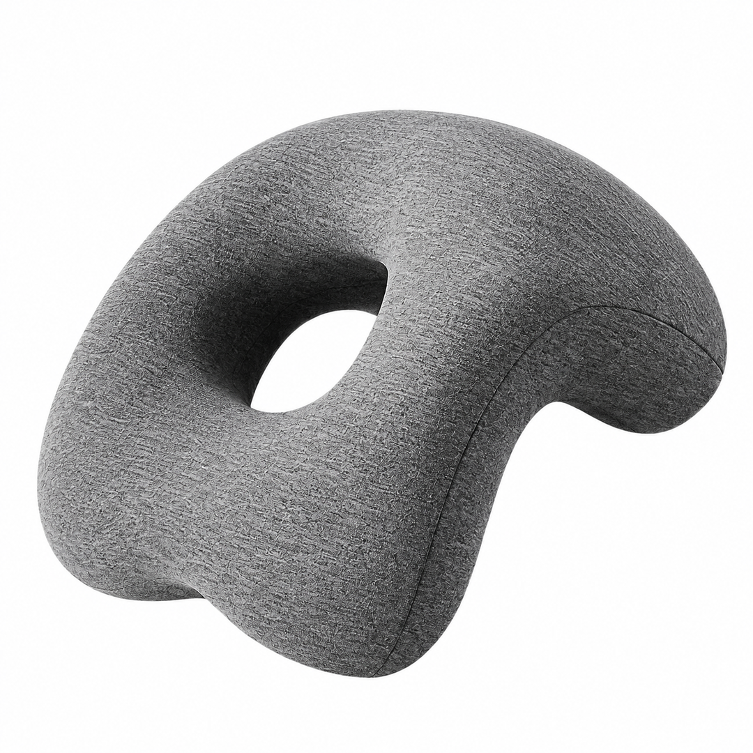 Premium Face Down Pillow Memory Foam Prone Massage Pillow Ergonomic Headrest Beauty Salon Home Use Anti Slip Zipper Washable Cover Pillow Towel