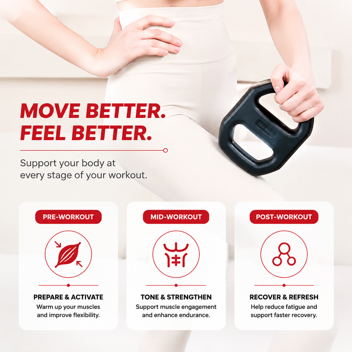 Premium Fascia Massager Ring Mini Vibration Muscle Massager Double Ring Resonance for Fascia Relief Muscle Tension Portable Pain Relief Device
