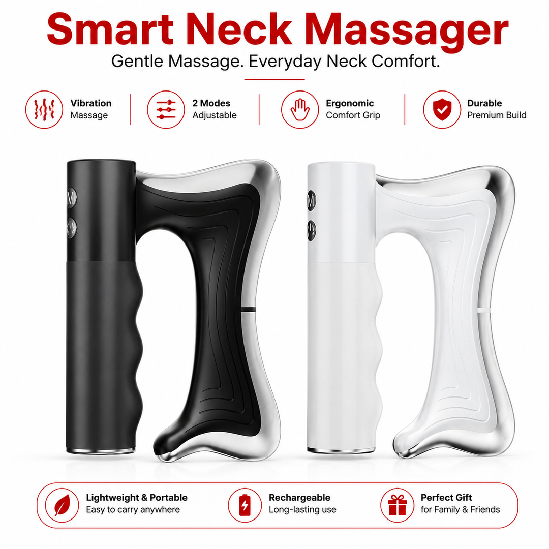 Premium Fascia Scraping Tool Massager Electric Muscle Scraper with Heat High Frequency Vibration Adjustable Temperature Recovery Massage Device Portable