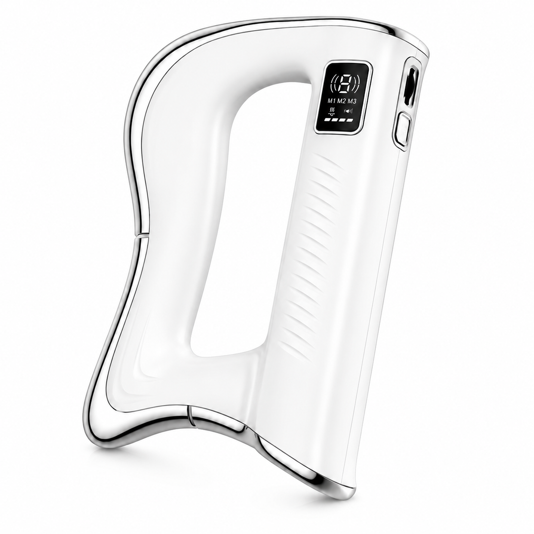 Premium Fascia Scraping Tool Massager Electric Muscle Scraper with Heat High Frequency Vibration Rechargeable Recovery Massage Device Portable