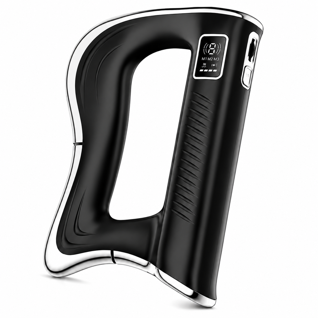 Premium Fascia Scraping Tool Massager Electric Muscle Scraper with Heat High Frequency Vibration Rechargeable Recovery Massage Device Portable