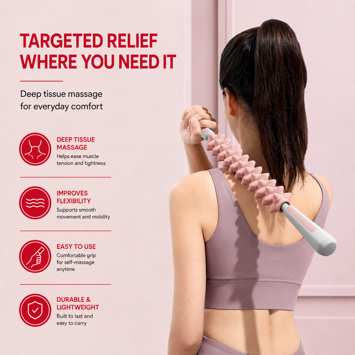 Premium Foam Roller Medium Density EVA Exercise Roller ABS Core Massage Roller Yoga Pilates Stretching Back Legs Arms Recovery Fitness Tool