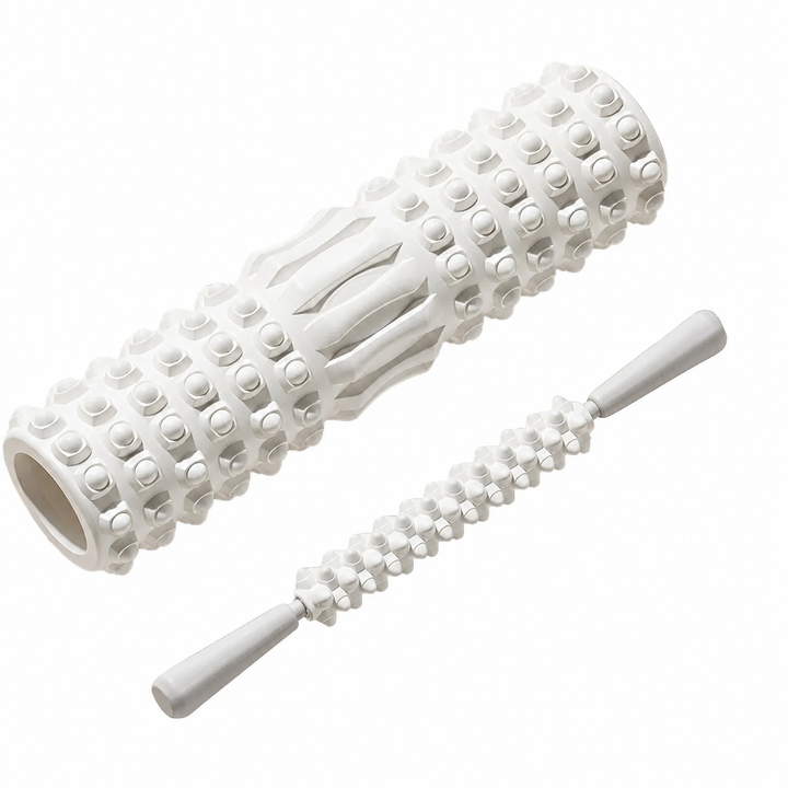 Premium Foam Roller Medium Density EVA Exercise Roller ABS Core Massage Roller Yoga Pilates Stretching Back Legs Arms Recovery Fitness Tool