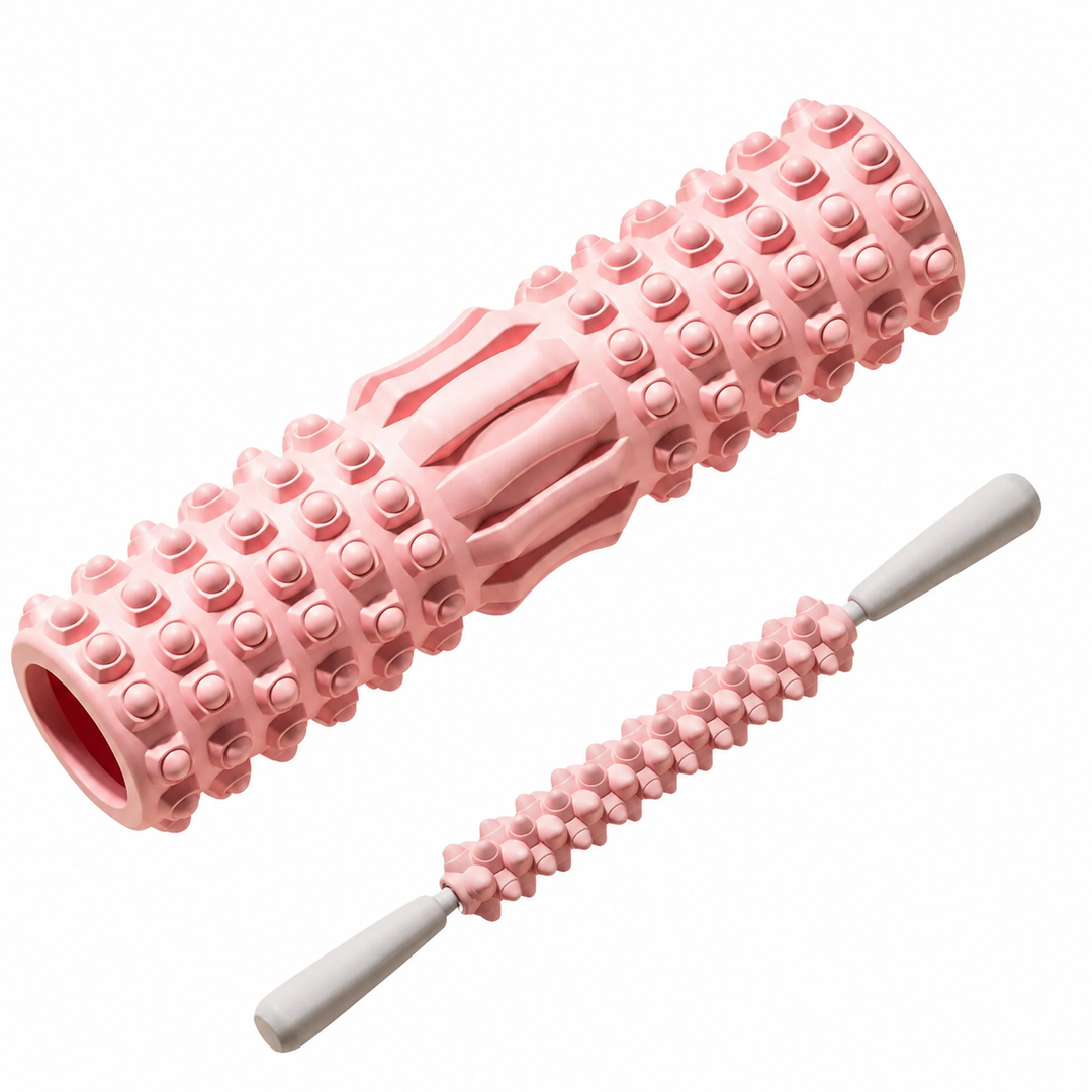 Premium Foam Roller Muscle Massage Medium Density Yoga Pilates Body Roller Back Leg Arm Hip Stretching Tool Fitness Recovery Mobility Exercise Roller