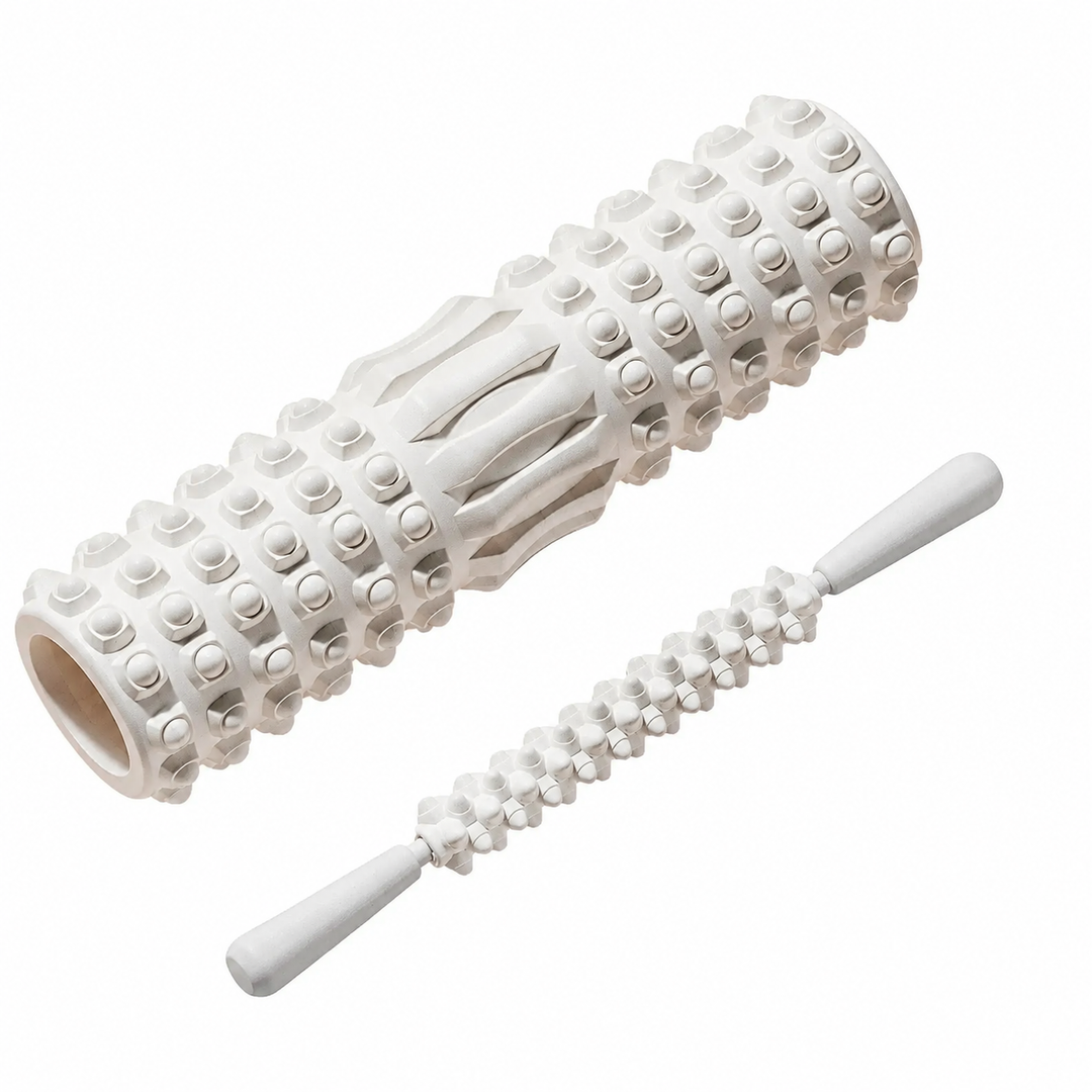 Premium Foam Roller Muscle Massage Medium Density Yoga Pilates Body Roller Back Leg Arm Hip Stretching Tool Fitness Recovery Mobility Exercise Roller