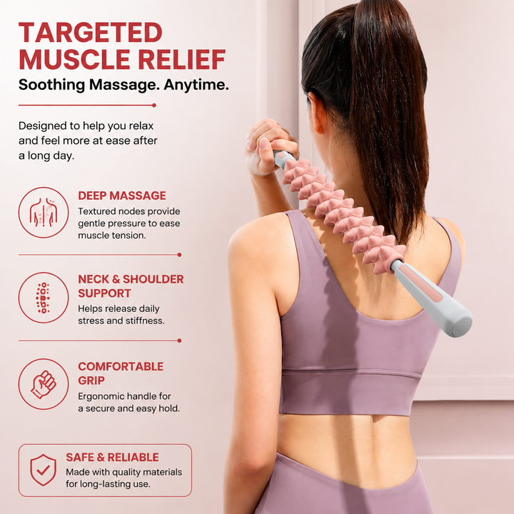 Premium Foam Roller Muscle Massage Medium Density Yoga Pilates Body Roller Back Leg Arm Hip Stretching Tool Fitness Recovery Mobility Exercise Roller